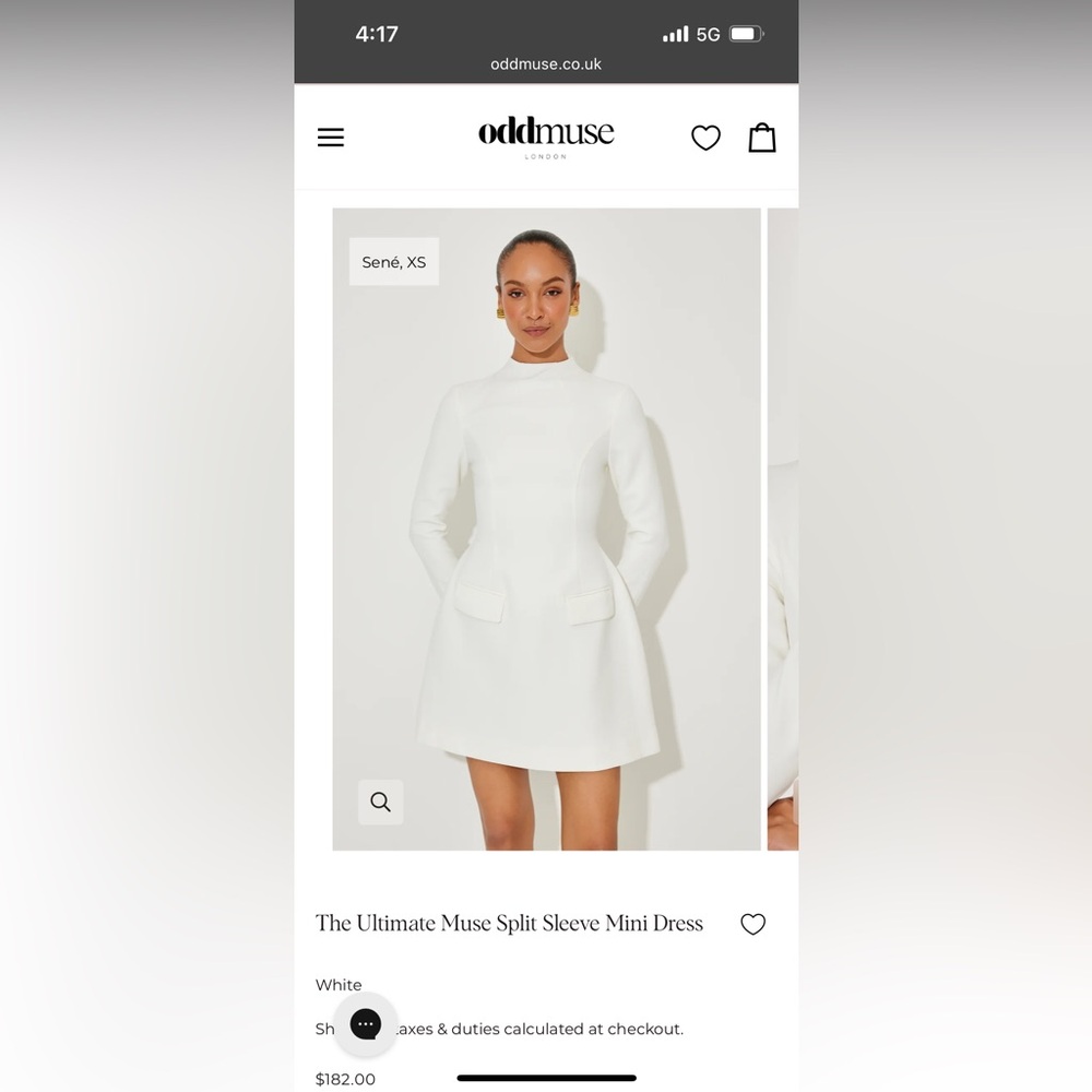 The Ultimate Muse Split Sleeve Mini Dress